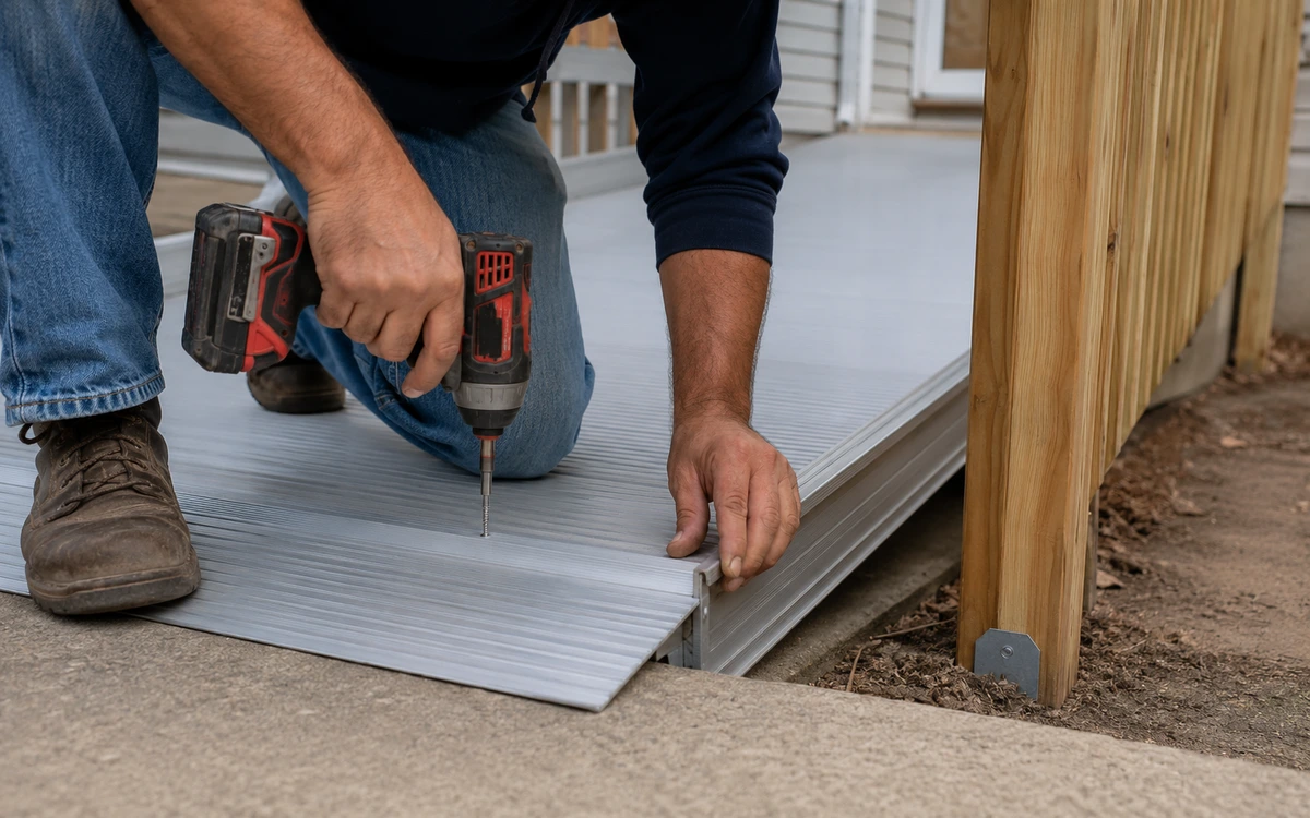 Wheelchair ramp installation contractor